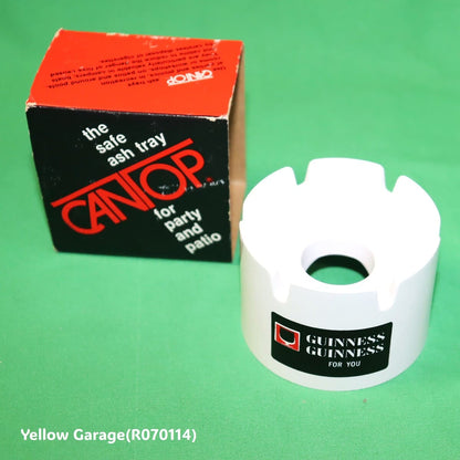 アイリッシュビールの代表格「GUINNESS（ギネス）」のロゴが入ったアメリカ製のアイデア灰皿「CAN-TOP」シリーズのヴィンテージアイテム