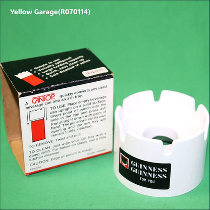 GUINNESS × CAN-TOP セーフティ灰皿（空き缶用アタッチメント付き・箱付き）