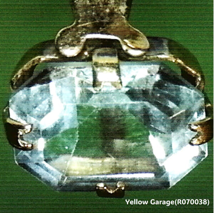 ヴィンテージ イギリス製 ブルートパーズリング（専用ケース付き）