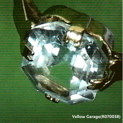 ヴィンテージ イギリス製 ブルートパーズリング（専用ケース付き）