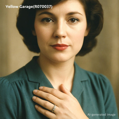 イギリス・バーミンガムで製作されたと推定されるアンティークダイヤモンドリング