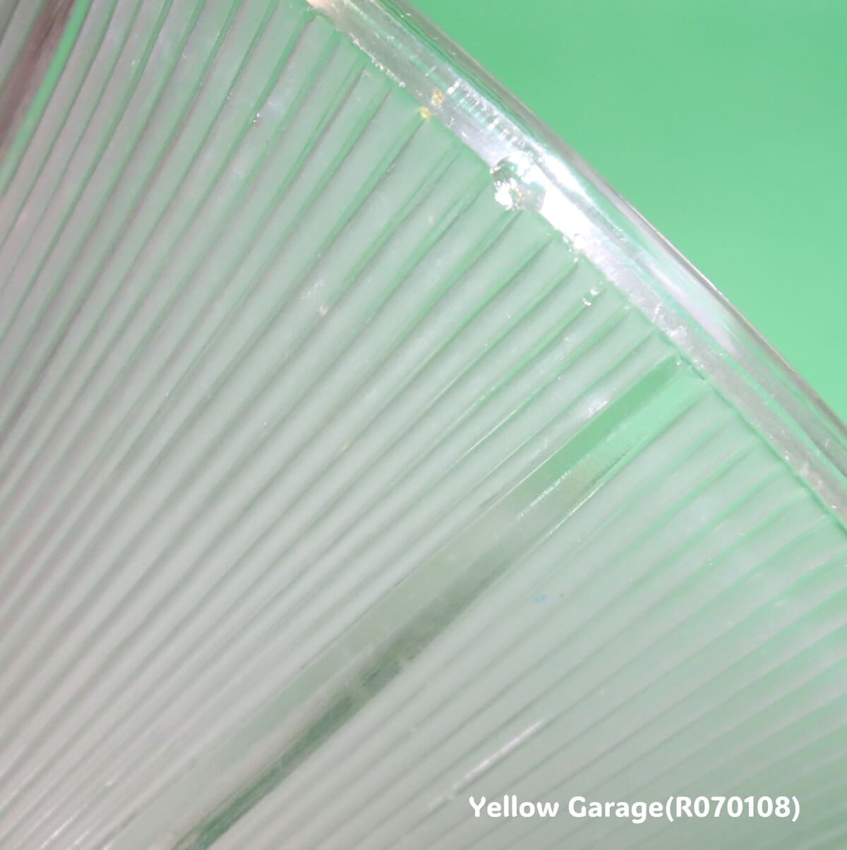 【R. Lalique】ヴィンテージ フロステッドガラスベース《麦穂文様》フランス製