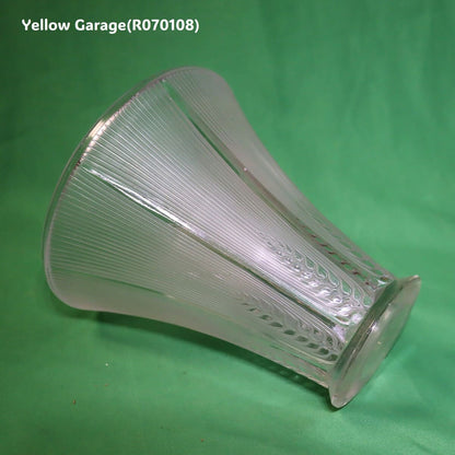 【R. Lalique】ヴィンテージ フロステッドガラスベース《麦穂文様》フランス製