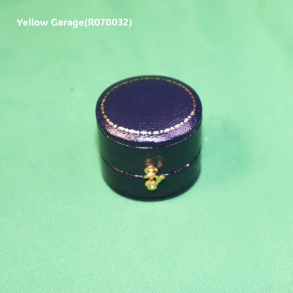 イギリス製ヴィンテージリング オーストラリア産オパール＆ルビー（K9ゴールド・1970年代・Birmingham刻印） 専用ケース付き