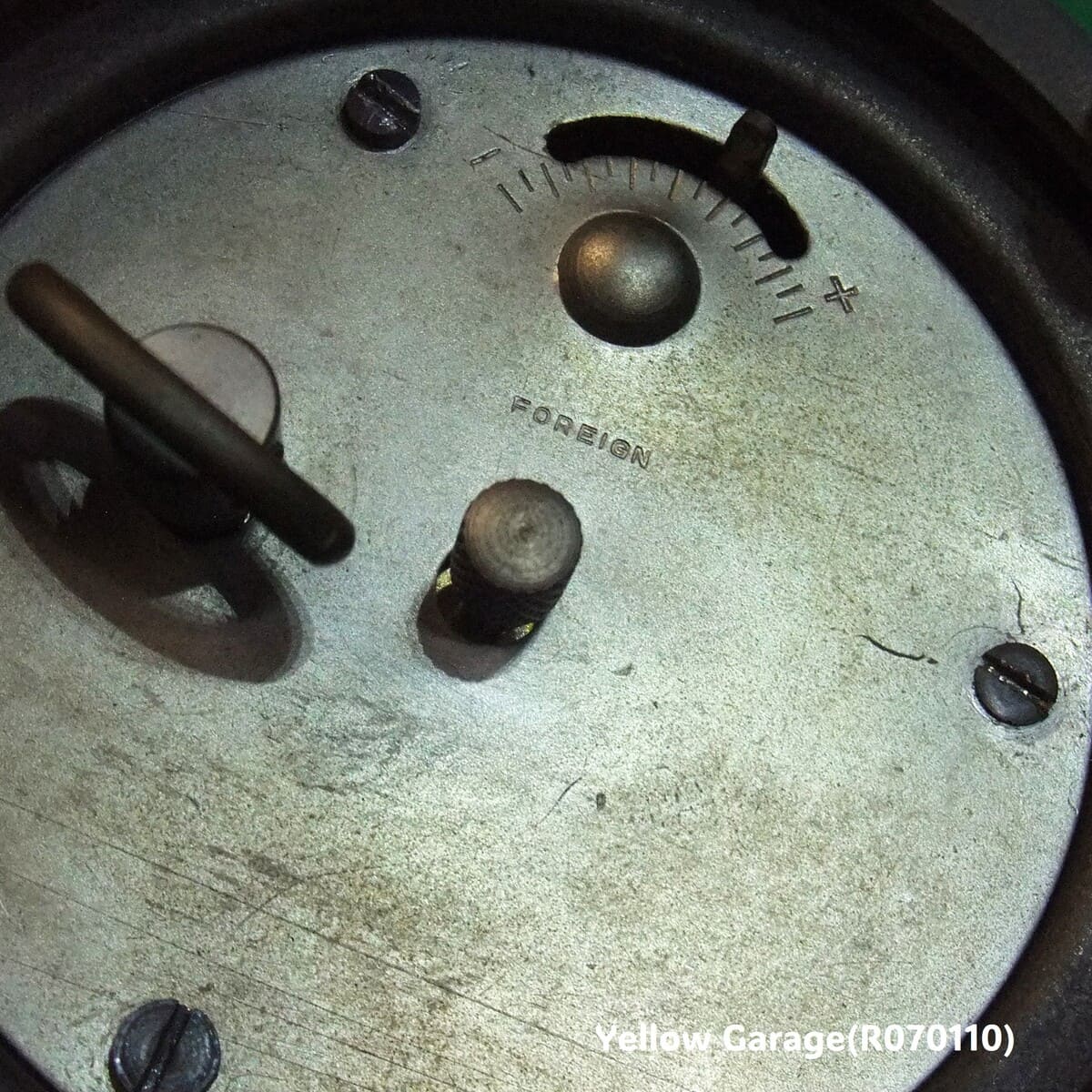 ヴィンテージ 鳥かご型ロータリークロック（マーブルベース）