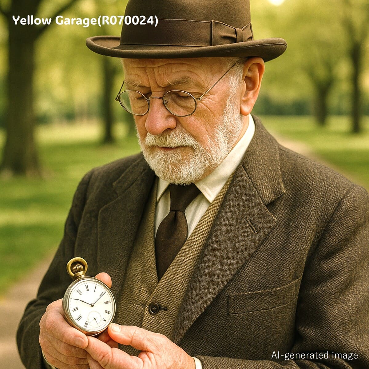 イギリス・バーミンガム製の銀無垢ケースを備えたアンティーク懐中時計