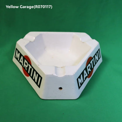 ヴィンテージ MARTINI アッシュトレイ（フランス製／Sarreguemines × VOX Paris）