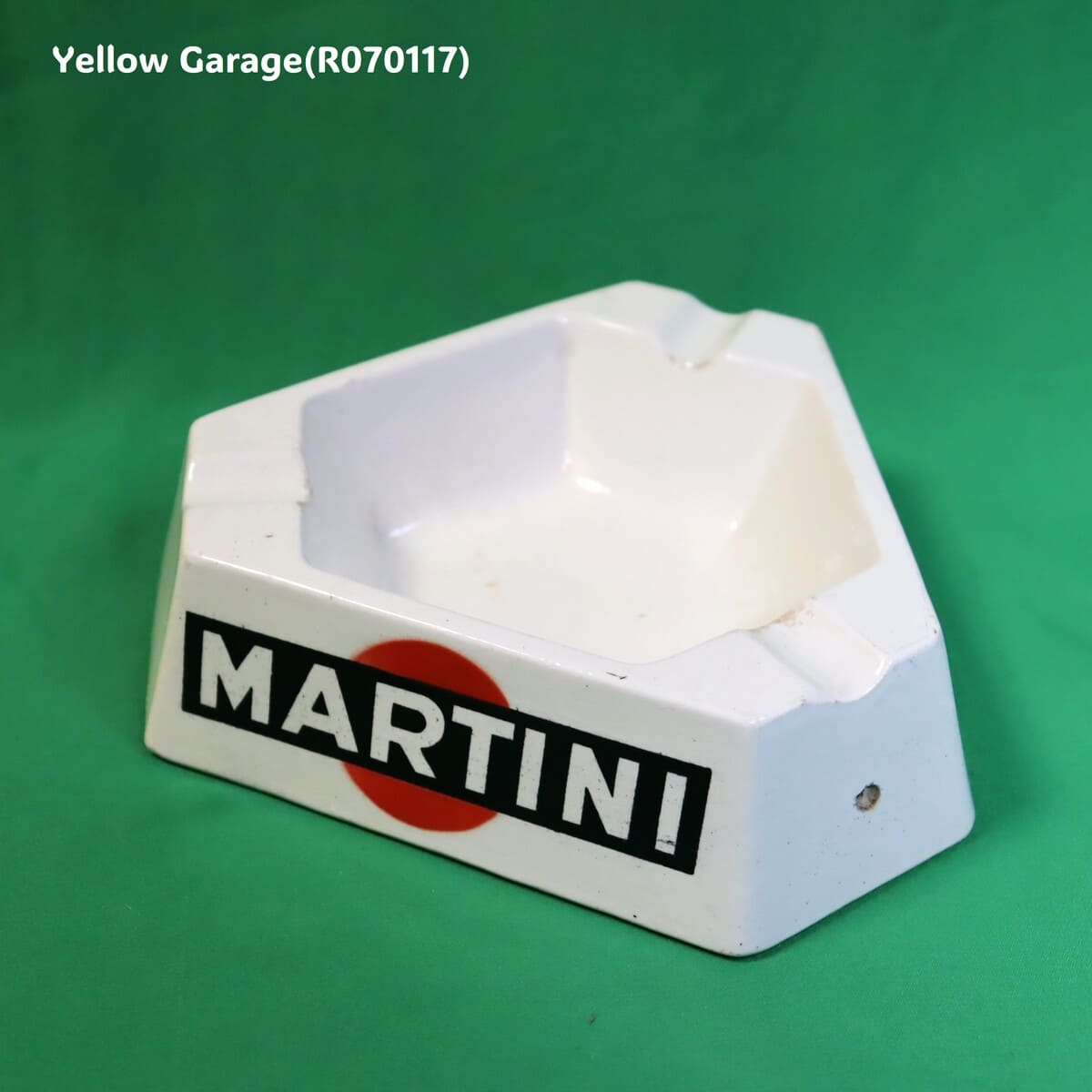 ヴィンテージ MARTINI アッシュトレイ（フランス製／Sarreguemines × VOX Paris）