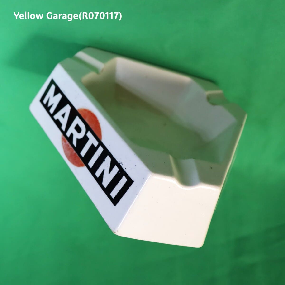 ヴィンテージ MARTINI アッシュトレイ（フランス製／Sarreguemines × VOX Paris）