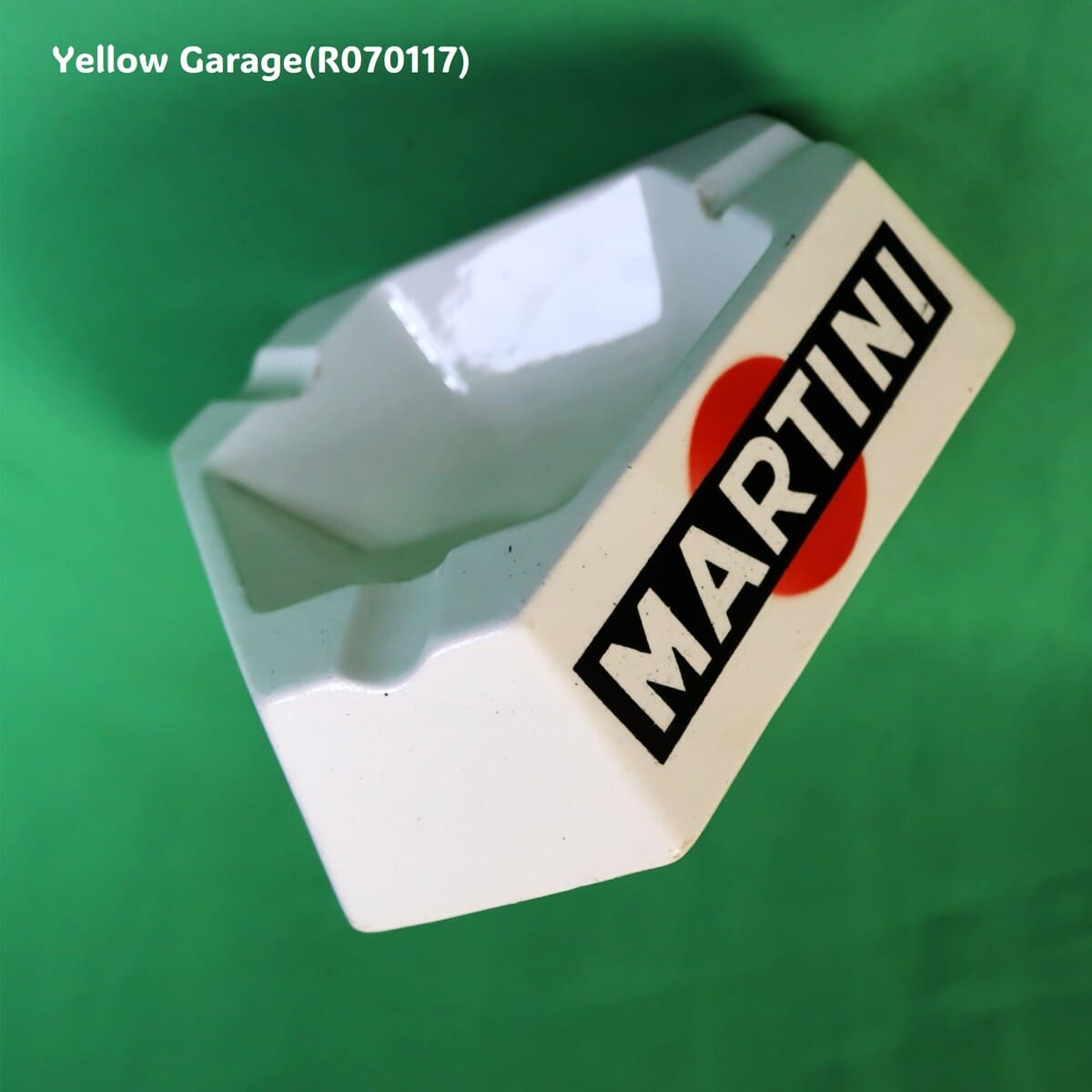 ヴィンテージ MARTINI アッシュトレイ（フランス製／Sarreguemines × VOX Paris）