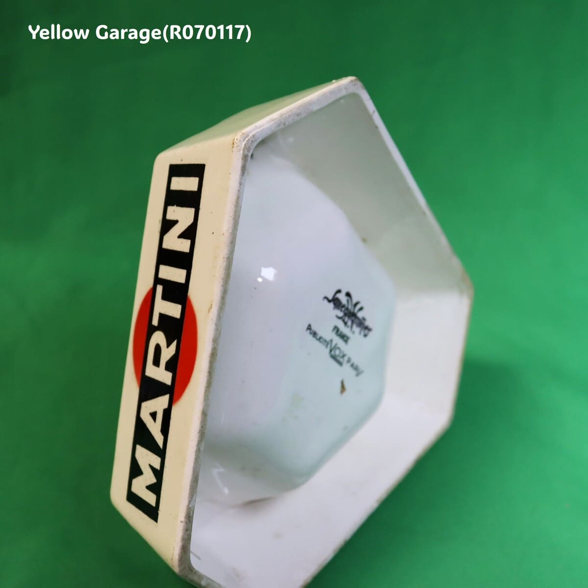 ヴィンテージ MARTINI アッシュトレイ（フランス製／Sarreguemines × VOX Paris）