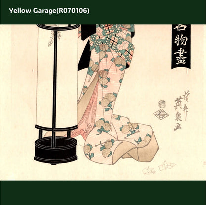 英泉「江戸名物画 浅草海苔」復刻浮世絵木版画