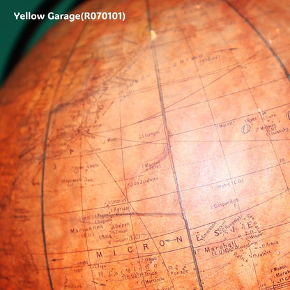 ヴィンテージ照明付き地球儀「GLOBE TERRESTRE PERRINA」 フランス製