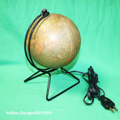 ヴィンテージ照明付き地球儀「GLOBE TERRESTRE PERRINA」 フランス製