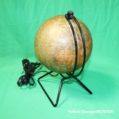ヴィンテージ照明付き地球儀「GLOBE TERRESTRE PERRINA」 フランス製