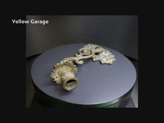 19世紀末から20世紀初頭にかけてヨーロッパ（おそらくフランスまたはイギリス）で製造されたと考えられるキャンドルスタンド＿動画