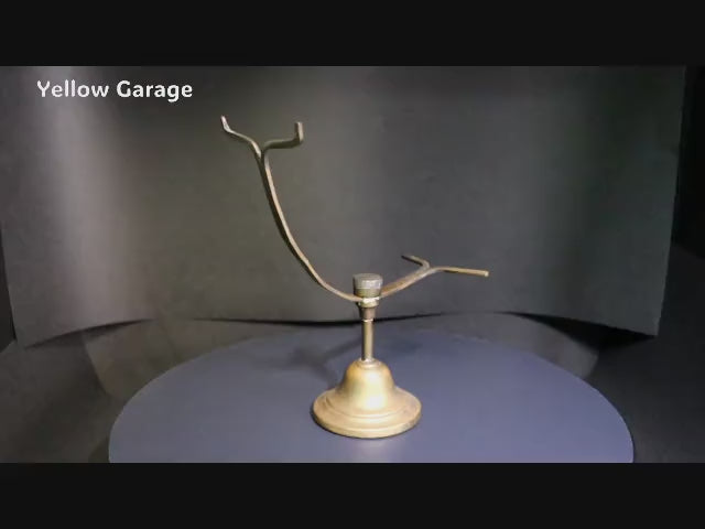 【真鍮製】アンティーク シューズディスプレイスタンド（ハイアングルタイプ）＿動画