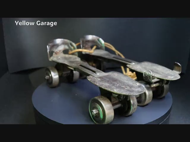 アンティーク 調整式ローラースケート No.130／Union Hardware Co.製（アメリカ 20世紀前半）＿動画
