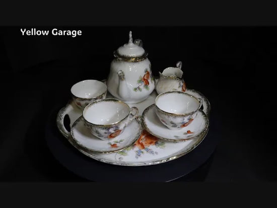 小振りなサイズが特徴のアンティーク・ティーセット＿動画