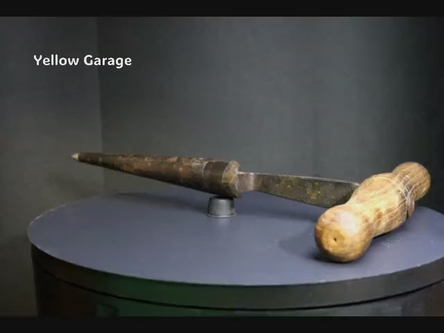 英国シェフィールドの老舗工具メーカー I.SORBY 製のアンティーク大工道具「スパイラルボーラー（オーガードリル）」