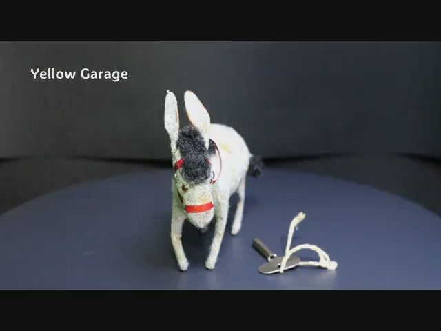 フランス製アンティーク ゼンマイ式ロバのおもちゃ　動画1