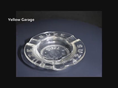 フランスのビター系アペリティフ「SUZE（スーズ）」のロゴが全面にあしらわれたヴィンテージガラス灰皿＿動画