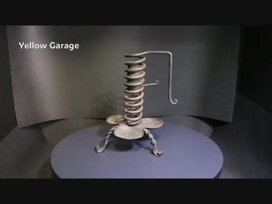 アンティーク 鉄製スプリングキャンドルスタンド動画