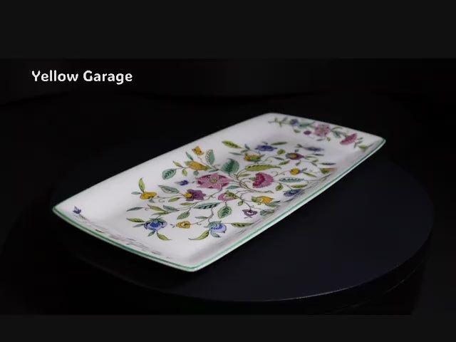 英国磁器の名門“MINTON”が誇るクラシック・シリーズ「Haddon Hall」
優美なフローラルモチーフをまとった希少プレート動画