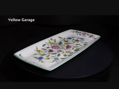 英国磁器の名門“MINTON”が誇るクラシック・シリーズ「Haddon Hall」
優美なフローラルモチーフをまとった希少プレート動画