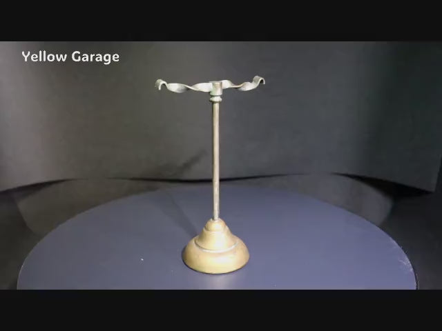 【真鍮製】アンティーク アクセサリースタンド（ツイストバータイプ）＿動画