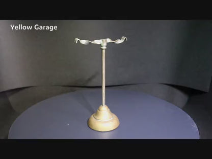 【真鍮製】アンティーク アクセサリースタンド（ツイストバータイプ）＿動画