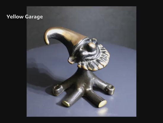 1960年代にオーストリアで制作されたWalter Bosse（ウォルター・ボッセ）によるオリジナルのビエンナブロンズ製ノーム（小人）フィギュア＿動画