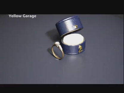 イギリス・バーミンガムで製作されたと推定されるアンティークダイヤモンドリング