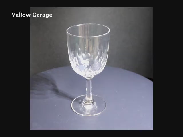1936年以前に製造されたと考えられるオールド・バカラのワイングラス_動画