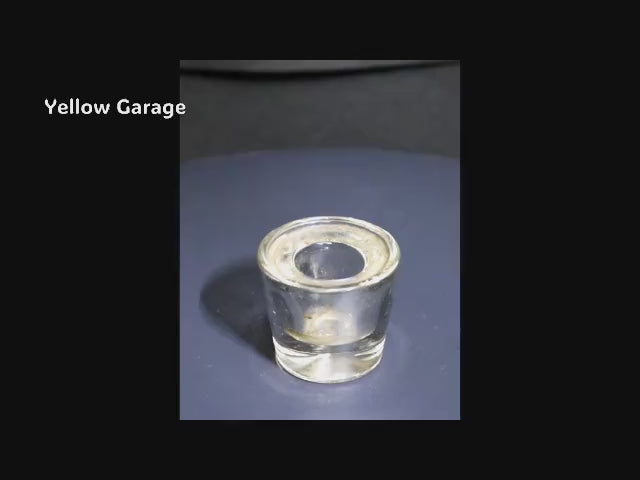 小型のクリアガラス製キャンドルスタンド＿動画