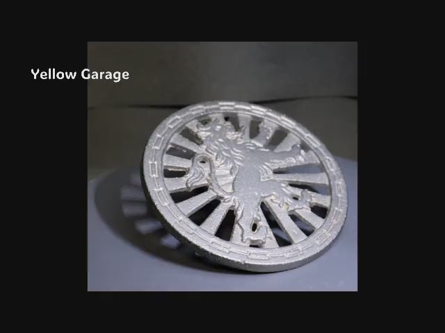 19世紀末から20世紀初頭のヨーロッパで使用されていたと考えられる鋳鉄製の暖炉アクセサリー＿動画