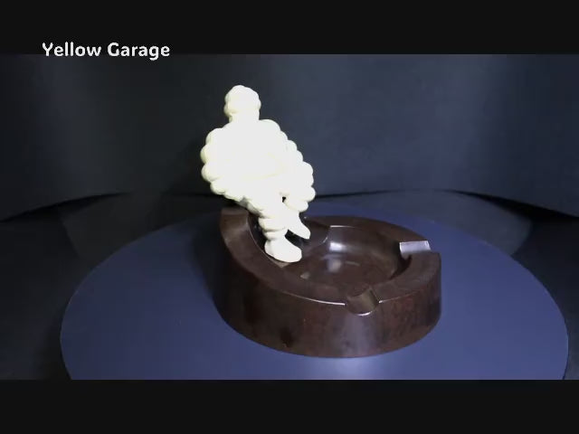 【米国製ヴィンテージ】ミシュラン ビバンダム 灰皿（フェノール樹脂製・1950年代推定）＿動画