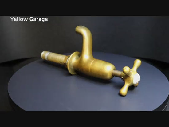 H.PONTIFEX & SONS LTD 真鍮製 アンティーク蛇口（HOT表記／セラミックトップ）　動画