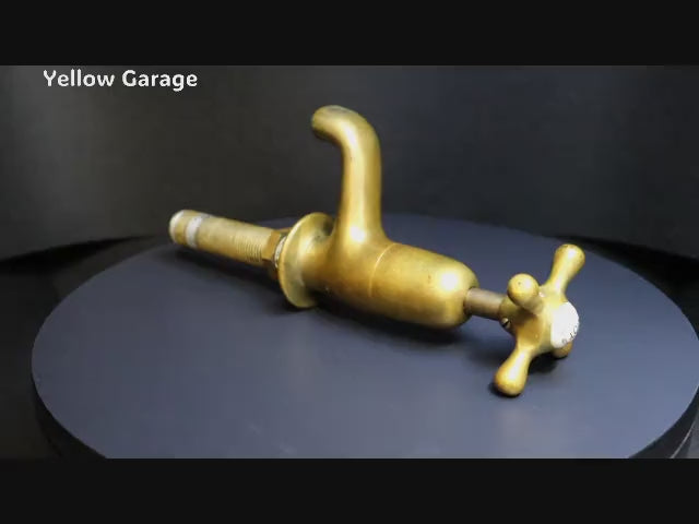 H.PONTIFEX & SONS LTD 真鍮製 アンティーク蛇口（HOT表記／セラミックトップ）　動画