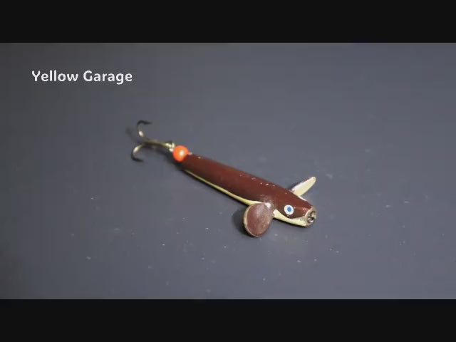 アンティーク メタルフィッシュルアー（スクリューフィン付き）動画