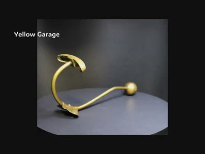 19世紀末から20世紀初頭のフランスで製造されたアンティークの壁付けフック＿動画