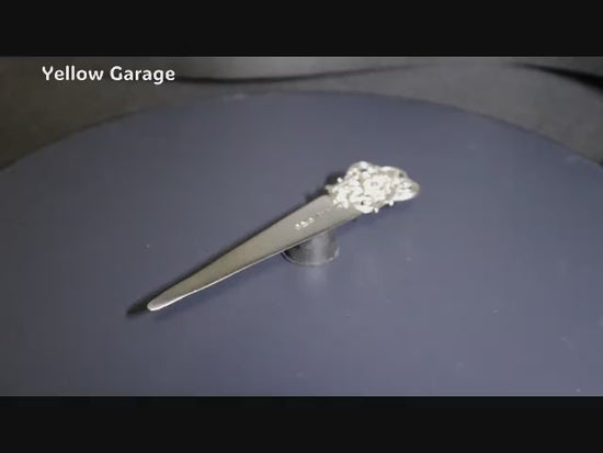 【英国製1967年製】スターリングシルバー ペーパーナイフ（ホールマーク＆イニシャル刻印入り）＿動画