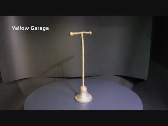 アンティーク 真鍮製アクセサリースタンド（PT 27刻印入）　動画