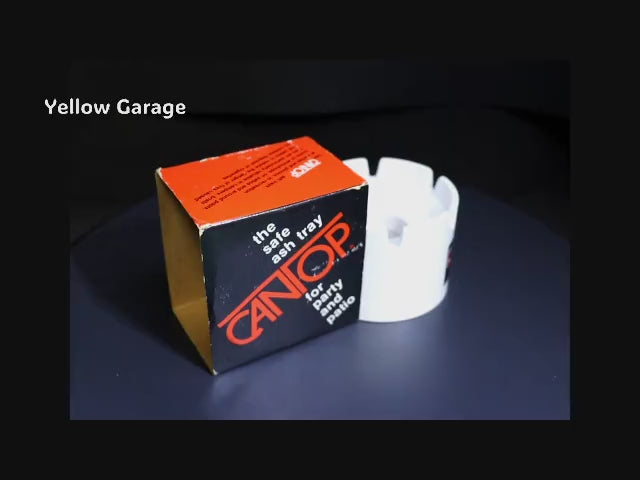 アイリッシュビールの代表格「GUINNESS（ギネス）」のロゴが入ったアメリカ製のアイデア灰皿「CAN-TOP」シリーズのヴィンテージアイテム