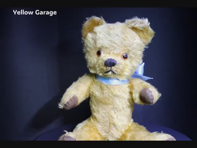 ヴィンテージ テディベア イギリス製 1930-50年代 モヘア製 | ガラス