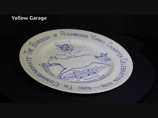 リッチモンド・ヨークシャー憲章600周年記念プレート（1929年製）＿動画