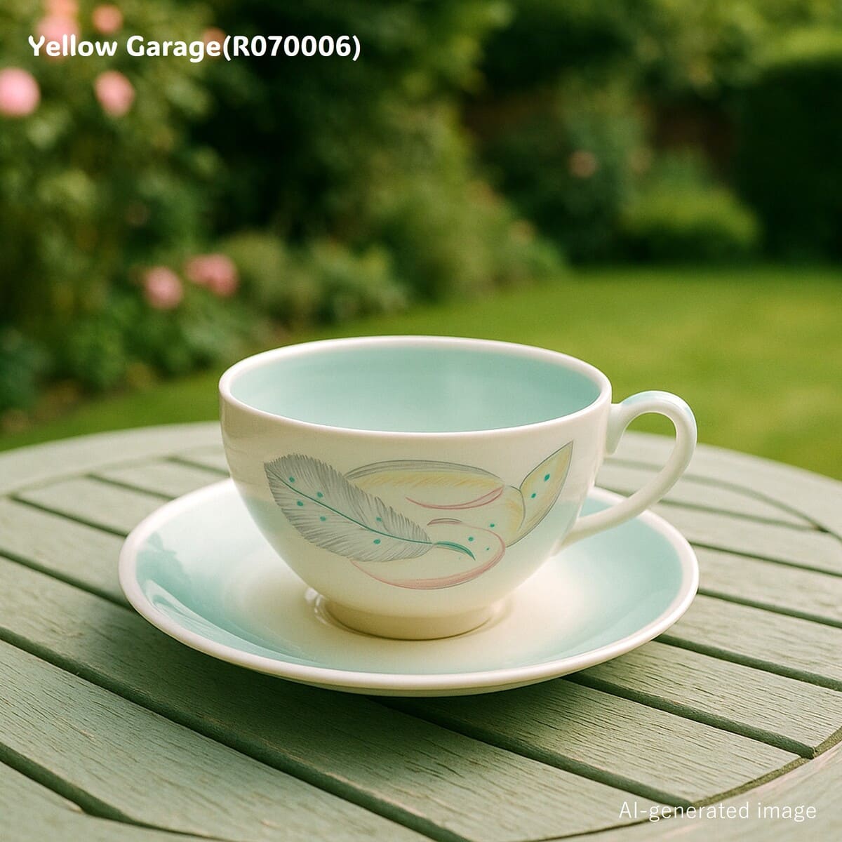 Susie Cooper（スージー・クーパー） ヴィンテージ カップ＆ソーサー Feather デザイン