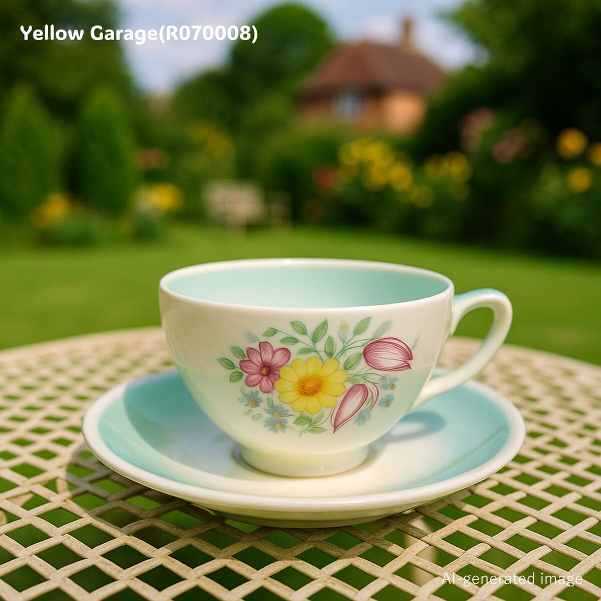 Susie Cooper（スージー・クーパー）カップ＆ソーサー（花柄デザイン）