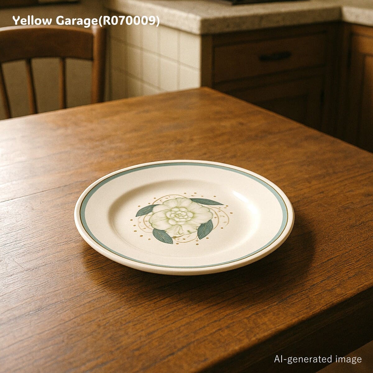 イギリスを代表する陶磁器デザイナー、Susie Cooper（スージー・クーパー） の「Gardenia（ガーデニア）」シリーズのヴィンテージ・ソーサー