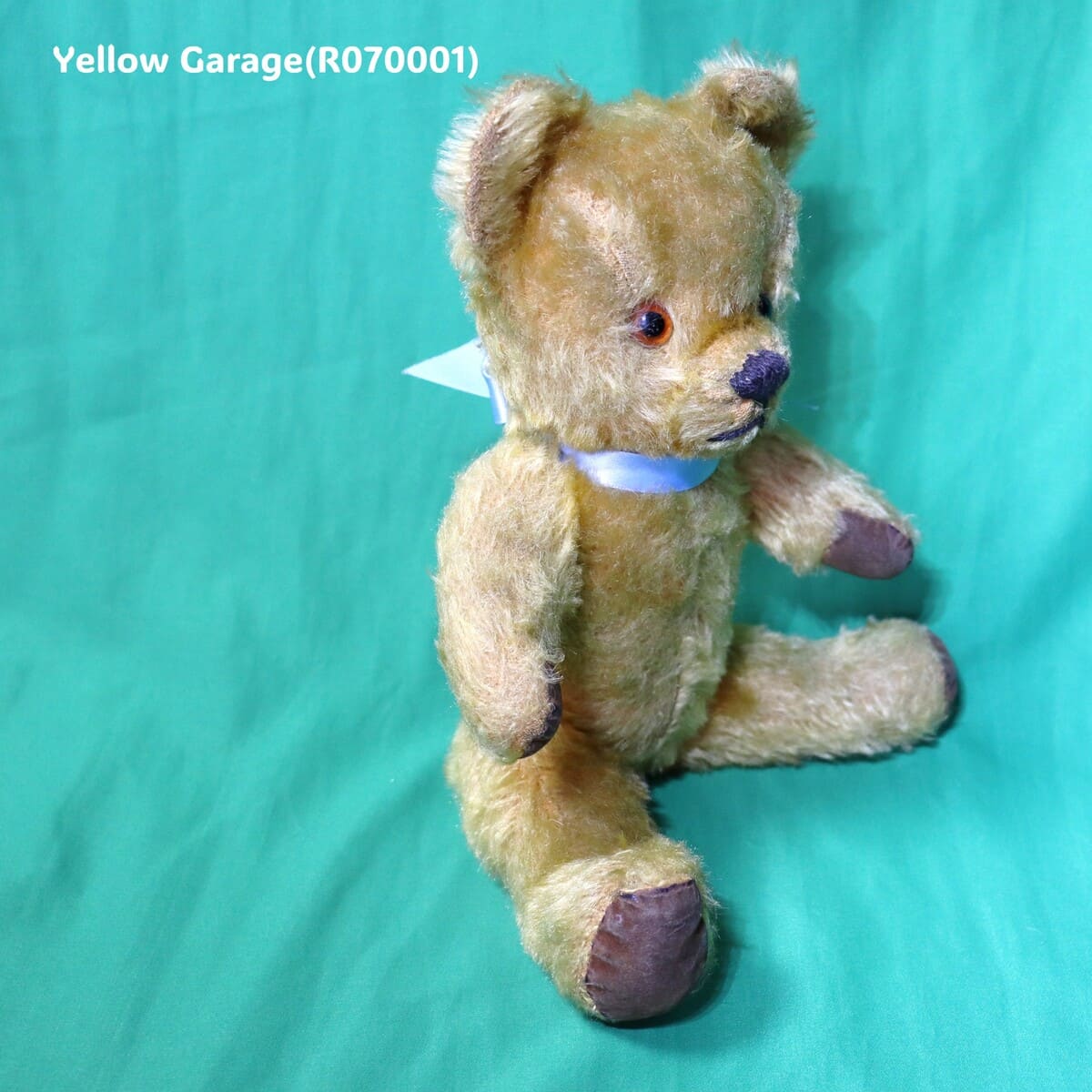 ヴィンテージ テディベア イギリス製 1930-50年代 モヘア製 | ガラス